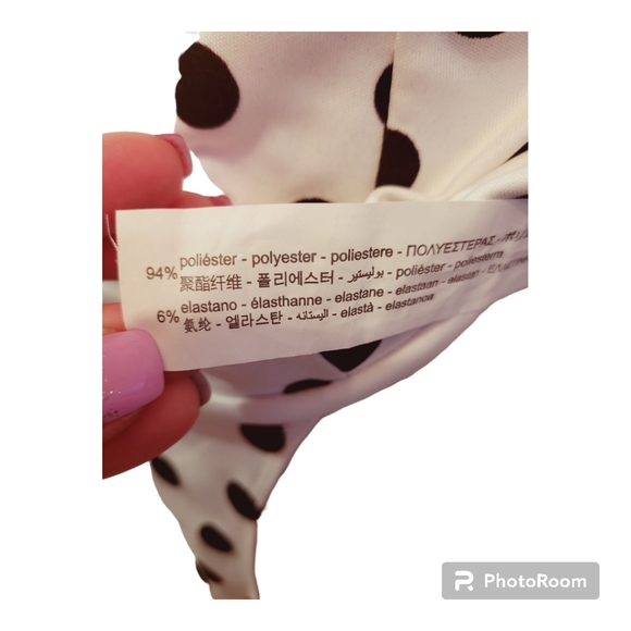 NWOT ZARA TRAFALUC Polka Dot Bodysuit with a Bra Cutout - Picture 8 of 10